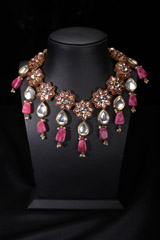 Kundan Flower Necklace SetIMG_9097