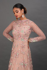 Pink Thread Embroidery GownIMG_9377