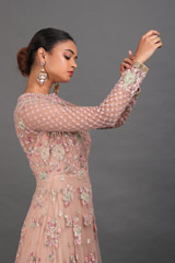 Pink Thread Embroidery GownIMG_9386