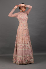 Pink Thread Embroidery GownIMG_9387