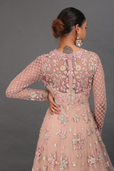 Pink Thread Embroidery GownIMG_9393