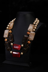 Multi Color Stone NecklaceIMG_0021
