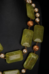 Pearl And Stone NecklaceIMG_0138