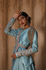 Embroidered Trail Lehenga With  JacketIMG_9317