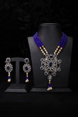 Zircon and Kundan Necklace Set