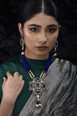 Zircon and Kundan Necklace Set_SUB1421