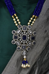 Zircon and Kundan Necklace Set_SUB1427