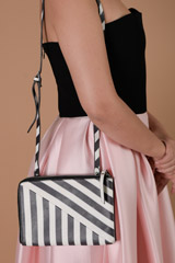 Monochrome Striped Sling_DTR3667