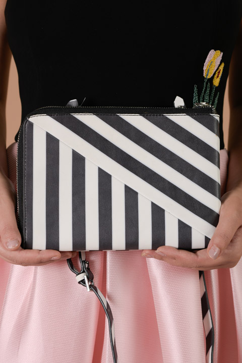 Monochrome Striped Sling