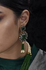 Zircon And Kundan Necklace Set_SUB1401