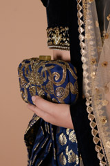 Navy Melody Clutch_DTR3609