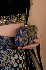 Navy Melody Clutch_DTR3613