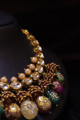 Grape Beads Kundan Necklace_MG_8036