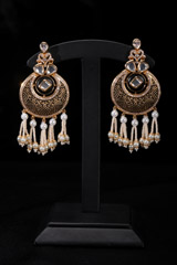 Pearl Enamel Loop Earring3225_video