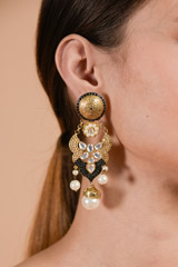 Antique Fusion Drop Earring_DTR3151
