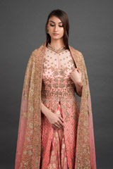 Pink Embellished Banarsi Lehenga Set_DSC4471-Edit