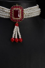 Choker with Ruby Pendant SetIMG_0528