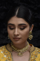 Jadau Pearl And Gold Set_SUB1145