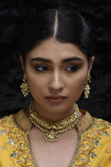 Jadau Pearl And Gold Set_SUB1151