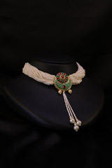 Choker with Green PendantIMG_8926