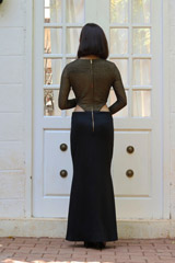 Knit Waist Cut Out Gown8