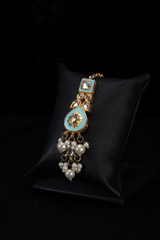 Meenakari Drop Motif Turquoise SetIMG_1009