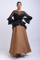 Black Peplum GownIMG_7861