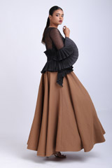 Black Peplum GownIMG_7869