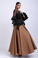 Black Peplum GownIMG_7876