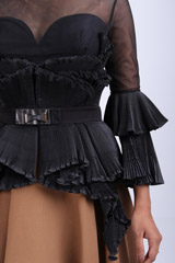 Black Peplum GownIMG_7886