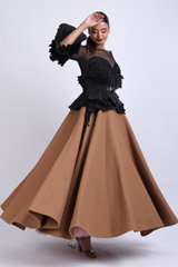 Black Peplum GownIMG_7903