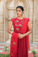 The Ravishing Red Anarkali_DSC5200-Edit