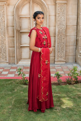 The Ravishing Red Anarkali_DSC5201-Edit