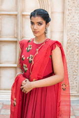 The Ravishing Red Anarkali_DSC5230-Edit