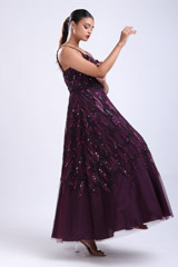 Beaded Plum GownIMG_7970