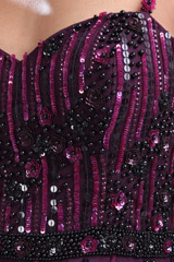 Beaded Plum GownIMG_7992