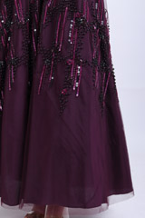 Beaded Plum GownIMG_7996