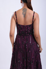 Beaded Plum GownIMG_8004