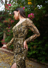 Green Embellished GownDSC05585