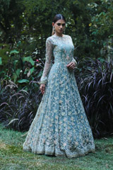 Green Thread And Sequin Gown328_video