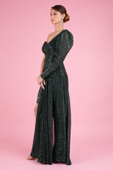 Green  Sequin GownDSC05586