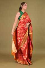 Kanchivaram Silk Brocade SareeDSC00780