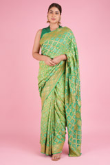 Banarasi Khadi Bandhini SareeDSC05864