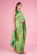 Banarasi Khadi Bandhini SareeDSC05873