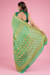 Banarasi Khadi Bandhini SareeDSC05876
