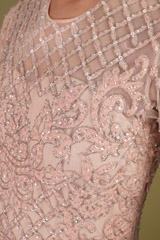 Powder Peach Sequins GownDSC00289