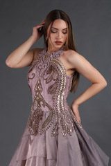 Lavender Sequin GownIMG_3707