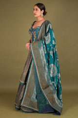 Lehenga With Peplum  Top And DupattaDSC02619