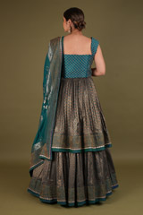 Lehenga With Peplum  Top And DupattaDSC02623