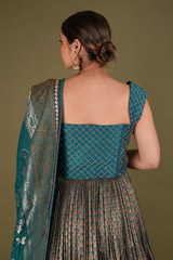 Lehenga With Peplum  Top And DupattaDSC02624